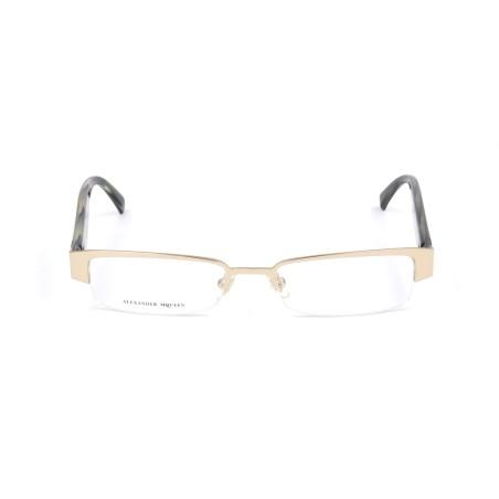 Montura de Gafas Unisex Alexander McQueen AMQ-4159-R2E Dorado Ø 51 mm