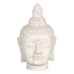 Figura Decorativa Crema Buda Oriental 19 x 18,5 x 32,5 cm