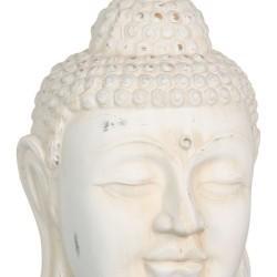 Figura Decorativa Crema Buda Oriental 19 x 18,5 x 32,5 cm