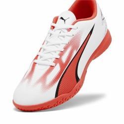 Botas de Fútbol para Adultos Puma Ultra Play It Blanco Rojo