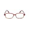 Montura de Gafas Unisex Ermenegildo Zegna VZ3501-06DR Rojo Ø 52 mm