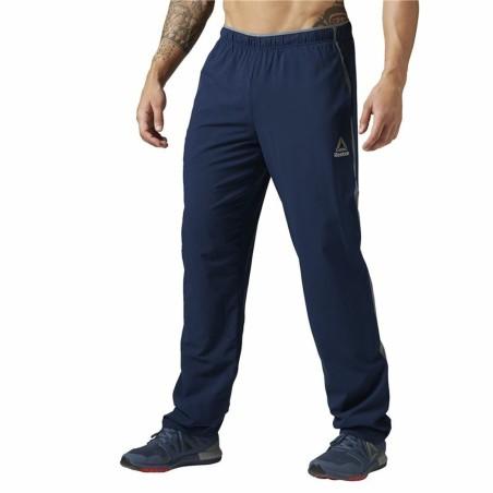 Pantalón Largo Deportivo Reebok Workout Ready Azul oscuro Hombre