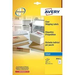 Etiquetas adhesivas Avery 99,1 x 67,7 mm Transparente