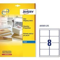 Etiquetas adhesivas Avery 99,1 x 67,7 mm Transparente