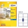 Etiquetas adhesivas Avery 99,1 x 67,7 mm Transparente