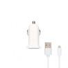 Cargador USB para Coche + Cable Lightning MFi Contact Apple-compatible 2.1A