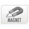 Mosquitera Progarden Magnética 2 Piezas Puertas Fibra de Vidrio Negro (50 x 220 cm)