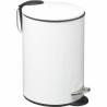 Papelera con Pedal 5five Metal Blanco 3 L