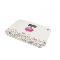 Báscula Digital de Baño Little Balance Kinetic Classic Floral Multicolor Cristal Templado 180 kg