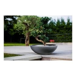 Maceta EDA Graphit Washbasin Gris Gris oscuro (Ø 59 x 21 cm)