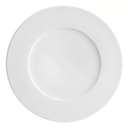 Plato Llano Globe Sahara Porcelana Blanco (Ø 32,5 cm)