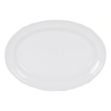 Fuente de Cocina Feuille Oval Porcelana Blanco (28 x 20,5 cm)