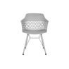 Silla de Comedor DKD Home Decor Gris claro 57 x 57 x 80,5 cm