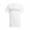 Camiseta de Manga Corta Infantil Adidas Essentials Blanco