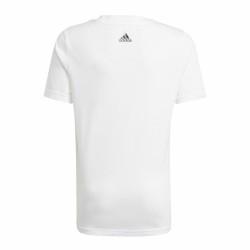 Camiseta de Manga Corta Infantil Adidas Essentials Blanco