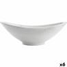 Fuente de Cocina Quid Gastro Ovalado Cerámica Blanco (21,5 x 12,5 x 7 cm) (6 Unidades)