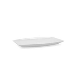 Fuente de Cocina Quid Gastro Cuadrado Cerámica Blanco (25,2 x 16 x 2 cm) (6 Unidades)