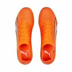 Botas de Fútbol para Adultos Puma Ultra Match Mg Naranja Unisex