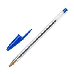 Bolígrafo Bic Cristal Original Azul 0,32 mm (50 Unidades)