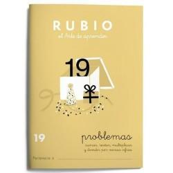 Cuaderno de matemáticas Rubio Nº19 A5 Español 20 Hojas (10 Unidades)