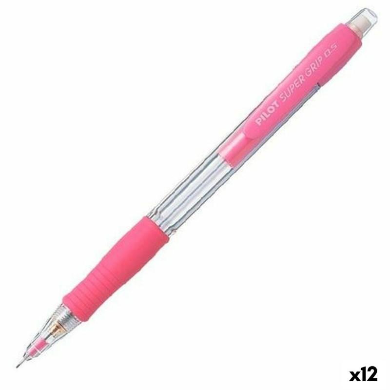 Portaminas Pilot Super Grip Rosa 0,5 mm (12 Unidades)