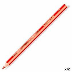 Lápices de colores Staedtler Jumbo Noris Rojo (12 Unidades)