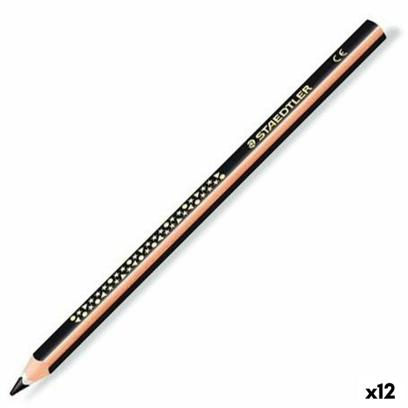 Lápices de colores Staedtler Jumbo Noris Negro (12 Unidades)