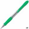 Bolígrafo Pilot Supergrip Verde Claro 0,4 mm (12 Unidades)