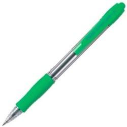 Bolígrafo Pilot Supergrip Verde Claro 0,4 mm (12 Unidades)