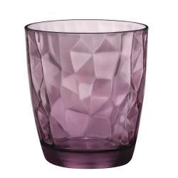 Vaso Bormioli Rocco Diamond Morado Vidrio (390 ml) (6 Unidades)