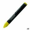 Ceras de colores Staedtler Lumocolor Permanente Amarillo (12 Unidades)