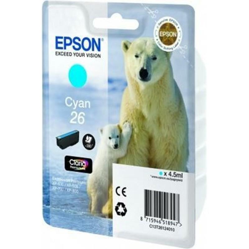 Cartucho de Tinta Original Epson 26 Cian