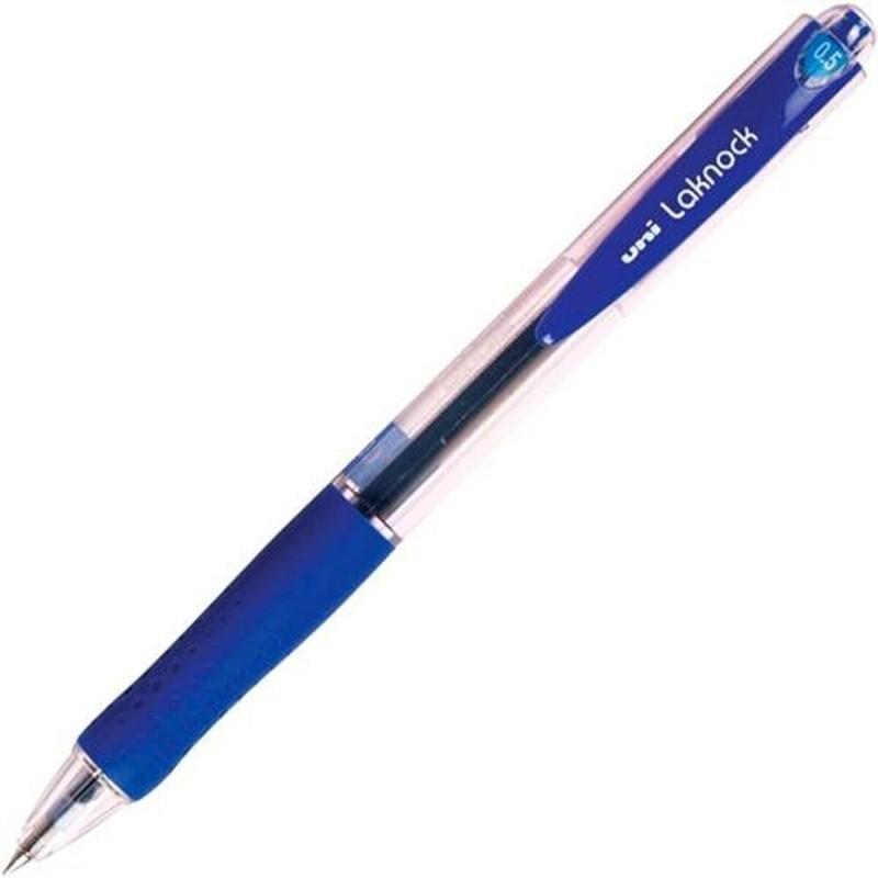 Boligrafo de tinta líquida Uni-Ball Rollerball Laknock SN-100 Negro 0,3 mm (12 Piezas)