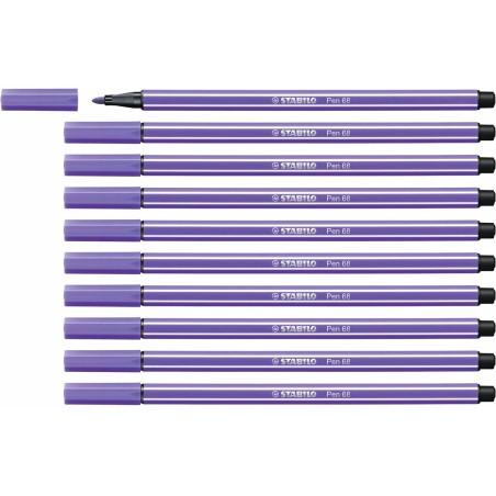 Rotuladores Stabilo Pen 68 Violeta (10 Piezas)