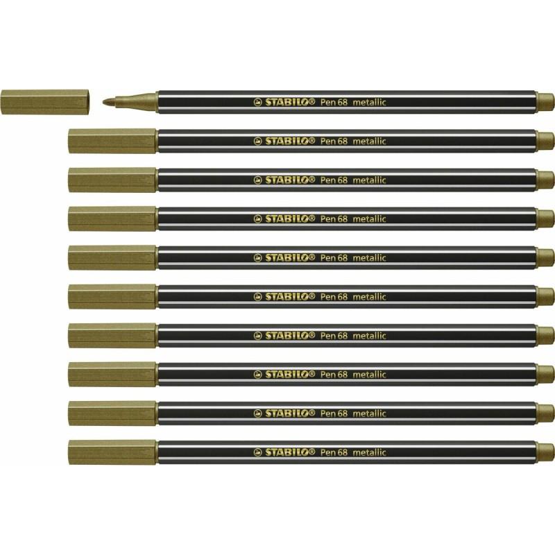 Rotuladores Stabilo Pen 68 metallic (10 Piezas)