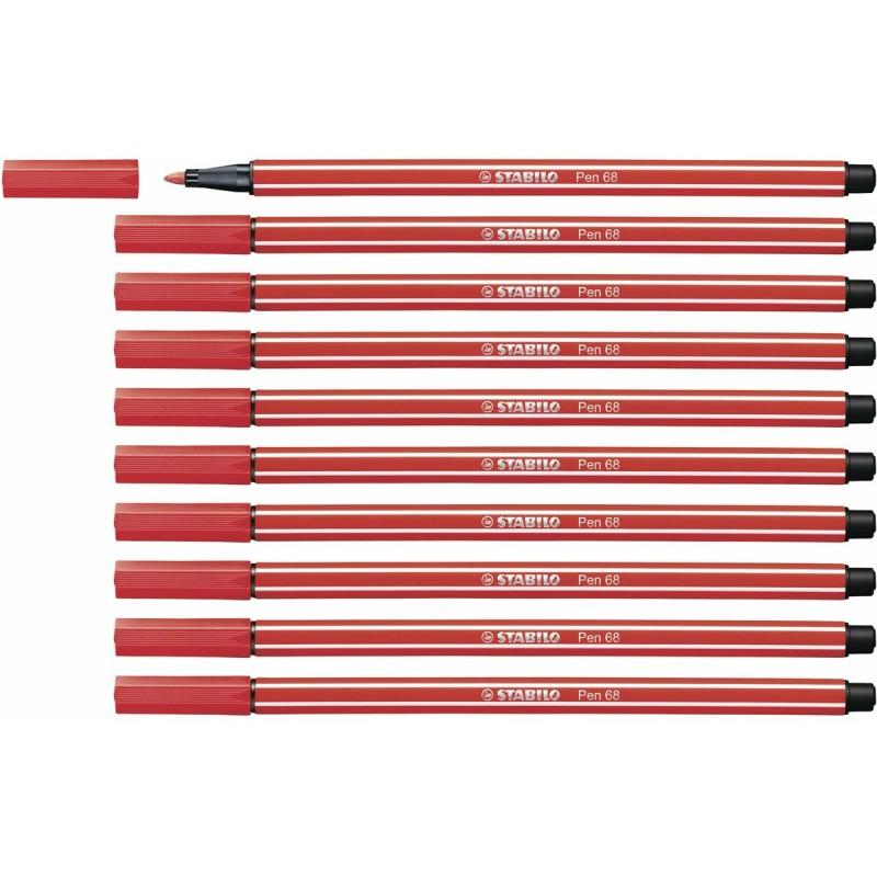 Rotuladores Stabilo Pen 68 (10 Piezas)