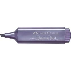 Marcador Fluorescente Faber-Castell Textliner 46 Violeta 10 Unidades