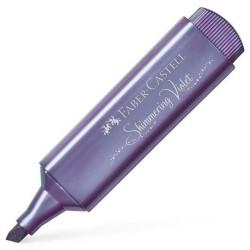 Marcador Fluorescente Faber-Castell Textliner 46 Violeta 10 Unidades