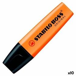 Marcador Fluorescente Stabilo Boss Naranja 10 Piezas (10 Unidades)