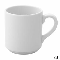 Taza Ariane Prime Café Cerámica Blanco (90 ml) (12 Unidades)