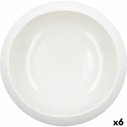 Bol Ariane Organic Cerámica Blanco (16 cm) (6 Unidades)