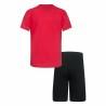 Conjunto Deportivo para Niños Converse Core Tee Ft Short Negro Magenta