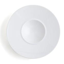 Plato Hondo Ariane Gourmet Blanco Cerámica Ø 29 cm (6 Unidades)