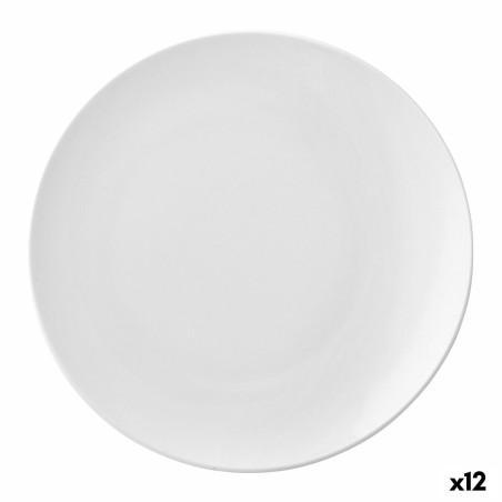 Plato Llano Ariane Vital Coupe Cerámica Blanco (Ø 18 cm) (12 Unidades)