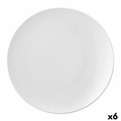 Plato Llano Ariane Vital Coupe Cerámica Blanco (Ø 27 cm) (6 Unidades)