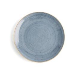 Plato Llano Ariane Terra Cerámica Azul (Ø 27 cm) (6 Unidades)