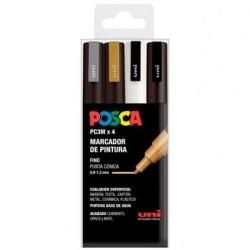 Set de Marcadores POSCA PC-3M GSWB Multicolor