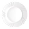 Plato Llano Bormioli Rocco Ebro Blanco Vidrio (24 cm) (36 Unidades)