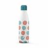 Botella Térmica iTotal Dots Blanco Acero Inoxidable 500 ml