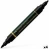 Rotuladores Faber-Castell Albrecht Durer Negro (4 Piezas)